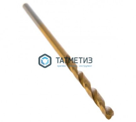 Сверло по металлу   2,5 мм, HSS, нитридтитановое покрытие, 6-гранный хвостовик// MATRIX -  магазин крепежа «ТАТМЕТИЗ»