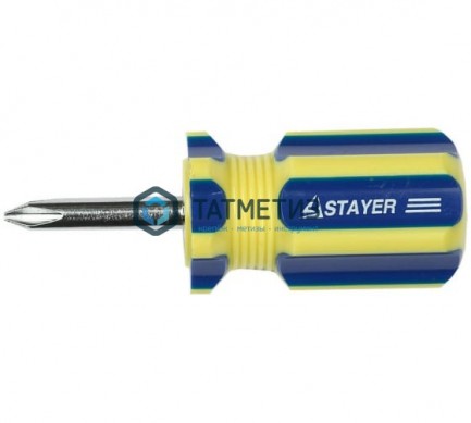 Отвертка STAYER "MASTER" МИНИ 2-в-1, "бочка", PH №2 SL 6мм, 32мм -  магазин крепежа «ТАТМЕТИЗ»