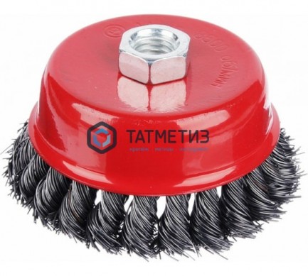 Щетка для УШМ чашка 100 мм, М14, крученая ЕРМАК -  магазин крепежа «ТАТМЕТИЗ»