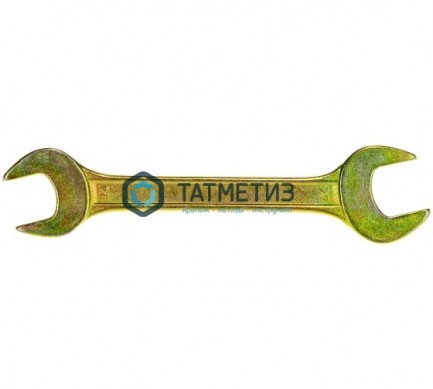 Ключ рожковый 24х27мм, желтый цинк СИБРТЕХ -  магазин крепежа «ТАТМЕТИЗ»