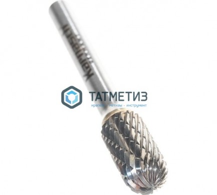 Борфреза твердосплавная №050, 10 х 20 х 65 мм, d хв.= 6 мм, Форма A - цилиндр с плоск. торцом, Двойн -  магазин крепежа «ТАТМЕТИЗ»
