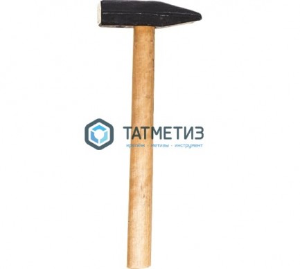 Молоток слесарный 1000 г, квадратный боек, деревянная ручка Россия -  магазин крепежа «ТАТМЕТИЗ»