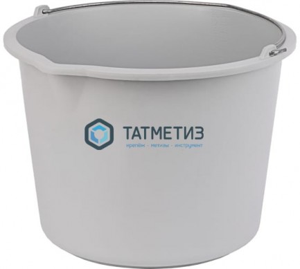Ведро строительное пластмассовое 20л, усиленное // Matrix -  магазин крепежа «ТАТМЕТИЗ»