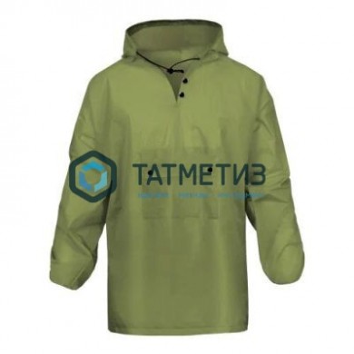 Дождевик HOODY зеленый EVA с капюшоном (с рез. на рукавах) 100мк Komfi/30 -  магазин крепежа «ТАТМЕТИЗ»