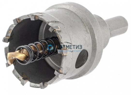 Коронка по металлу   21мм, биметал., до 38мм, мелкий зуб 10 TPI №308 HSSE M42 Co8% ПрофОснастка -  магазин крепежа «ТАТМЕТИЗ»