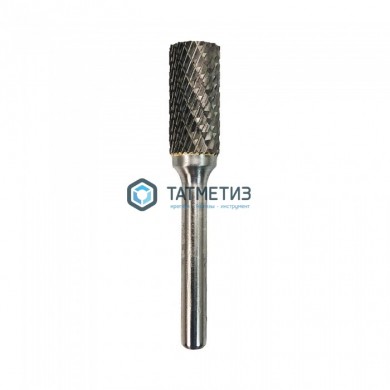 Борфреза твердосплавная №040, 6 х 16 х 61 мм, d хв.= 6 мм, Форма A - цилиндр с плоск. торцом, Двойна -  магазин крепежа «ТАТМЕТИЗ»