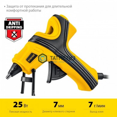 Пистолет клеевой STAYER "PRO", термоклеящий, электрический, 70Вт/220В, 11мм -  магазин крепежа «ТАТМЕТИЗ»